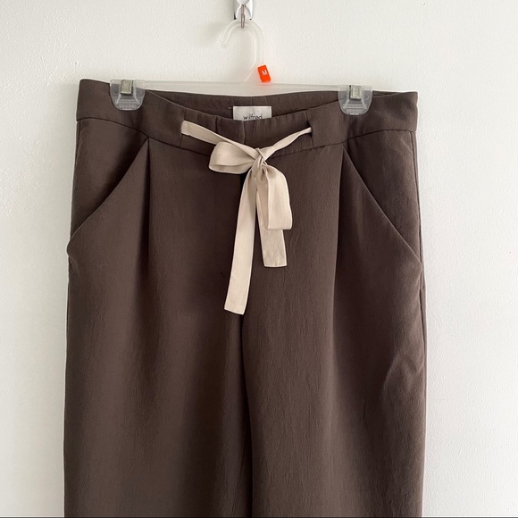 Aritzia - Wilfred Allant Pant in Camel Brown - Picture 6 of 12